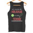 Tennis Novelty Holiday Tshirt Tank Top