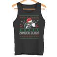 Ugly Christmas Zander Claus Angler Weihnachten Fishing Sports Tank Top