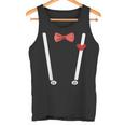 Valentine's Day Costume Hearts Bow Tie & Braces Tank Top