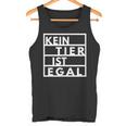 Vegetarianegan Goegan No Animal Is No Matter Animal Protection Tank Top