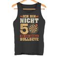 Vintage 50Th Birthday Dart Saying Double Bullseye Tank Top