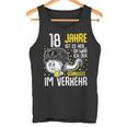 Vor 18 Jahren Der Fastest In Traffic 18Th Birthday Man Tank Top