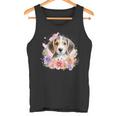 Watercolor Beagle Tank Top