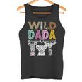Wild Dada Zoo Theme Birthday Safari Jungle Fiesta A Juego Camiseta sin mangas