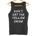 Yellow Snow Ski Snowboard Apres Ski Party Outfit Tank Top