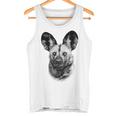 African Painted Dog Close-Up For Wild Dog Fans Tank Top