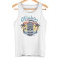 Aloha Hawaii Retro Sunset Tiki Hawaii Beachintage Tank Top