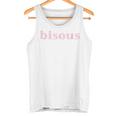 Bisous Kisses Graphic Blue S Tank Top