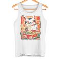 Cat Ramen Noodle Japanese Backprint Tank Top