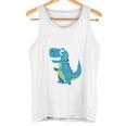 Children's 4Th Birthday Boy Dino T-Rex Dinosaur 4 Birthday Tank Top