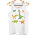 Children's Dinosaur Popular Dinos With Name Tank Top