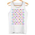 Colourful With Polka Dots S Tank Top