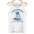 Cowboy Raccoon Meme | Unisex Tank Top | Fun Graphic Summer Wear