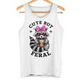 Cute Feral Raccoon | Vibrant Sunglasses | Small Tank Top