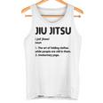 Definición De Jiu Jitsu Practicante Brasileño De Jiu-Jitsu Bjj Camiseta sin mangas