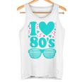 Disfraz De Fiesta Retro De Los Años 80 I Love The 80 Camiseta sin mangas