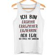 Educator With Slogan Tank Top