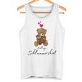 Favourite Teddy Bear Sleep With Heart Pyjamas Teddy Tank Top