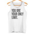 Fitness Backprint Slogan Jogging Training Motivation Sports Tank Top