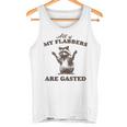 All Of My Flabbers Are Gasted Raccoon Tank Top