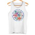 Floral Autism Neurodiversity Inclusion Sped Teacher BCBA Tank Top