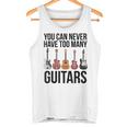 Never Too Many Guitars Guitar Tank Top