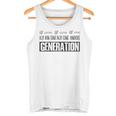 Ich Bin Einfach Eine Andere Generation Lustiges Blue Tank Top