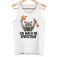 Ich Mach Ne Spritztour X Waschbär Meme Racoon X Pedro Spritz Tank Top