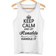 Keep Calm And Let Ronaldo Handle It Name Gray Tank Top