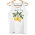 La Dolceita Lemon Italian Summer Limoncello Amalfi Coast Tank Top