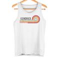I Love Kendrick Personalizado Retro Sunset Primer Nombre Camiseta sin mangas