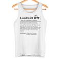 Lustiger Bauer Spruch Traktor Landwirt Lustig Tank Top