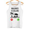 Maldives Calls Souvenir Holiday Travel Summer Tank Top