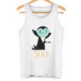 Mornings Suck Cute & Grumpy Morningampire Dm Gray Tank Top