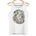 Musician Golden Treble Clef Music Illustration Tank Top