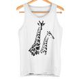 Paire De Girafe En Noir Et Blanc Pour Les Amateurs De Girafe Débardeur e