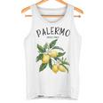 Palermo Limón Arte Sicilia Italiana Fruta Amante Italia Sicilia Camiseta sin mangas