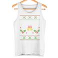 Peace I Come In Peace Matching Ugly Christmas Jumper Tank Top