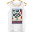 Raccoon Lover Tank Top - Cute Animal Theme for Nature Fans
