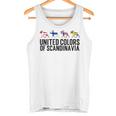 Scandinavia Flags Sweden Norway Denmark Finland Tank Top