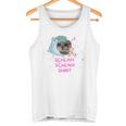 Schlafi Schlafi Hamster Meme Gray Tank Top