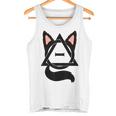 Theta Delta Cat Therian Pride Gray Tank Top