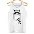 Trash Panda Graphic Tank Top for Animal Lovers | Small, Casual Fit