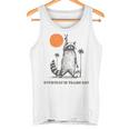Trash Panda Sunset 90s Retro Unisex Tank Top | Everyday Fun