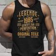 1985 Birthday Man 40 Years Decoration 40S 40Th Birthday Tank Top Geschenke für Ihn