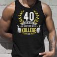 40 Jahre Dienst College Service Anniversary Company Anniversary Decorative Tank Top Geschenke für Ihn