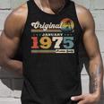 50Th Birthday Man Januaryintage 1975 Tank Top Geschenke für Ihn