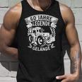 60Th Birthday Farmer 60 Years And A Legend Tank Top Geschenke für Ihn