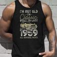 65Th Birthday Since 1959 Oldtimer 65 Years Old Tank Top Geschenke für Ihn