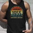 70Th Birthday January 1955 Man Myth Legend Tank Top Geschenke für Ihn